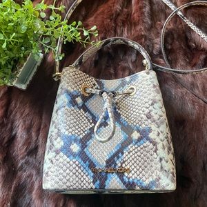 Michael Kors Suri python crossbody purse